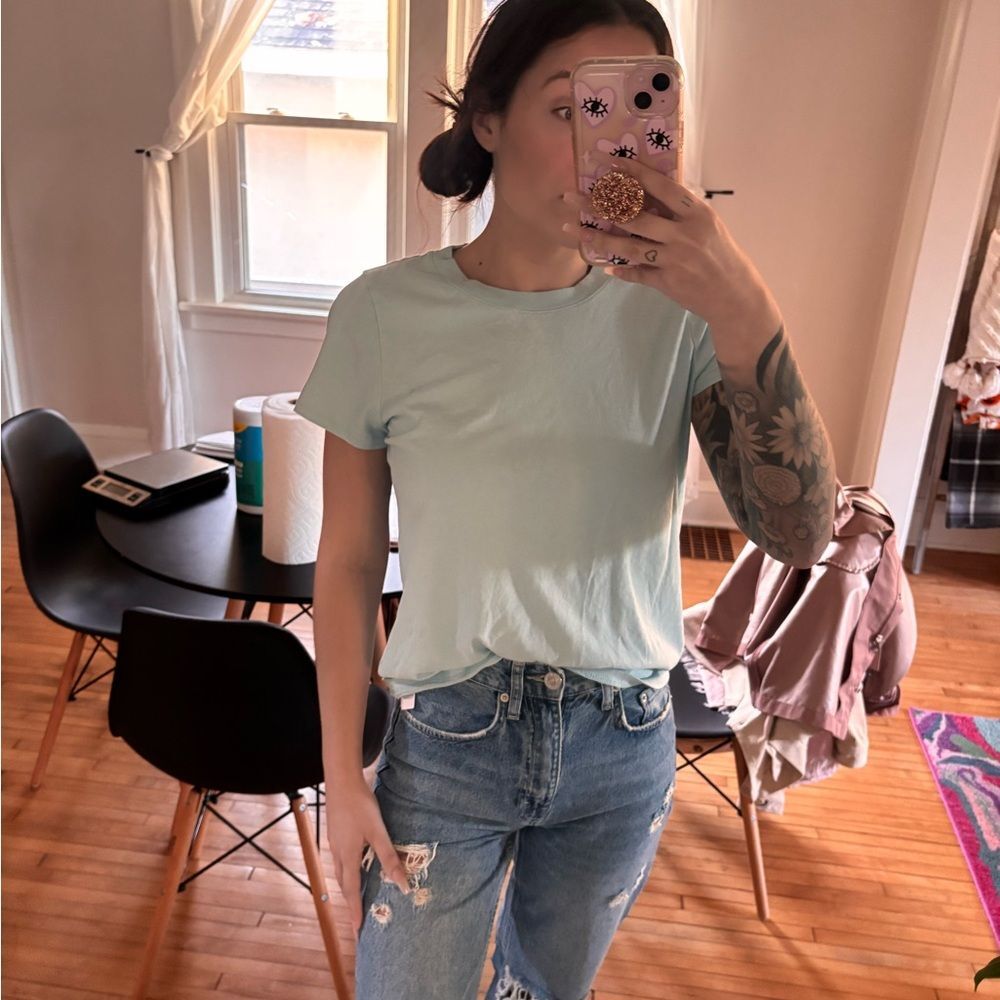 Madewell Soft Mint Short Sleeve Tee